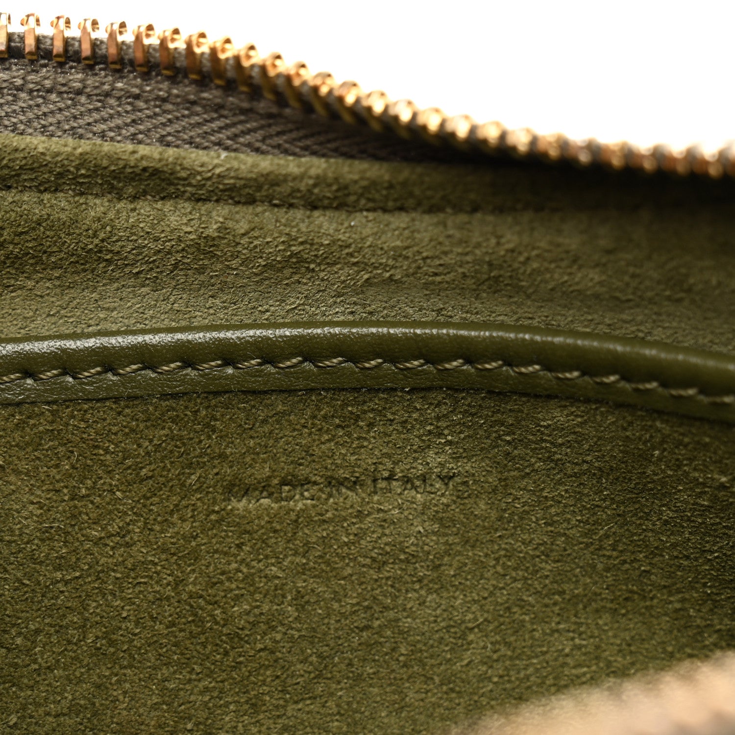 Celine Smooth Calfskin Medium Strap Ava Shoulder Bag Dark Olive 6 of 10