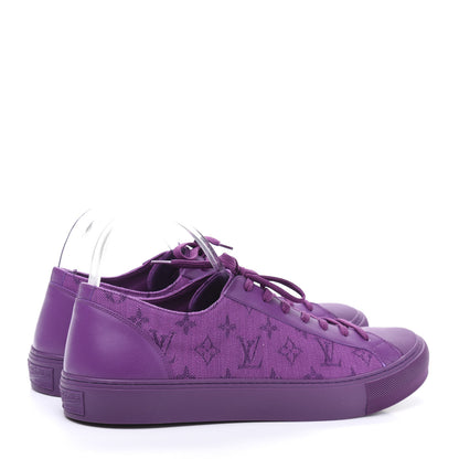 Louis Vuitton Canvas Monogram Mens Tattoo Sneakers 10.5 Violet 5 of 9