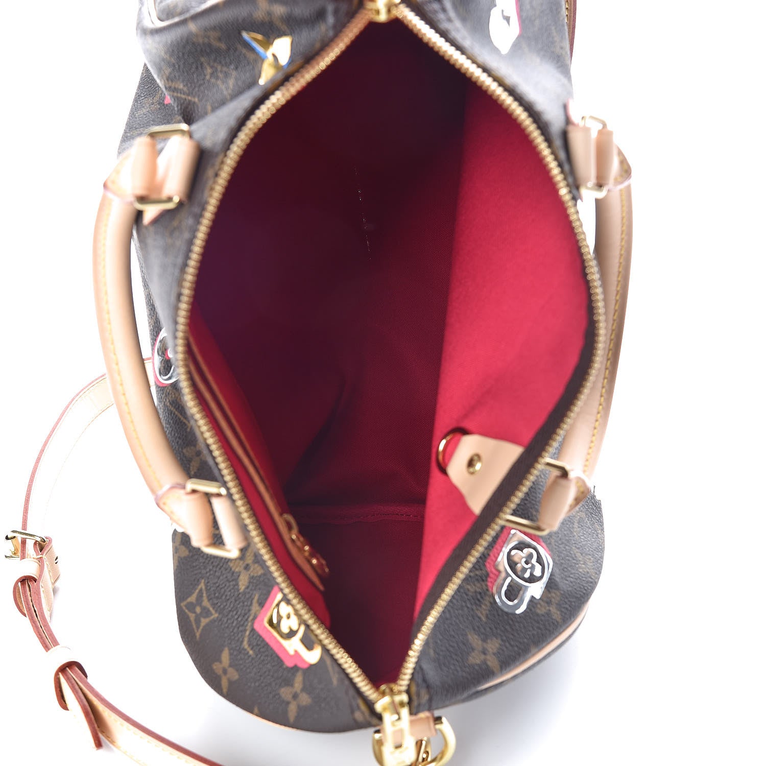 Louis Vuitton Monogram Love Lock Speedy Bandouliere 30 7 of 10