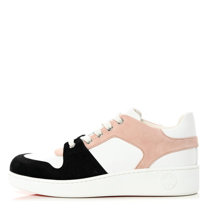 Hermes Suede Goatskin Calfskin Free Sneakers 38 Multicolor Rose Opaline 2 of 16