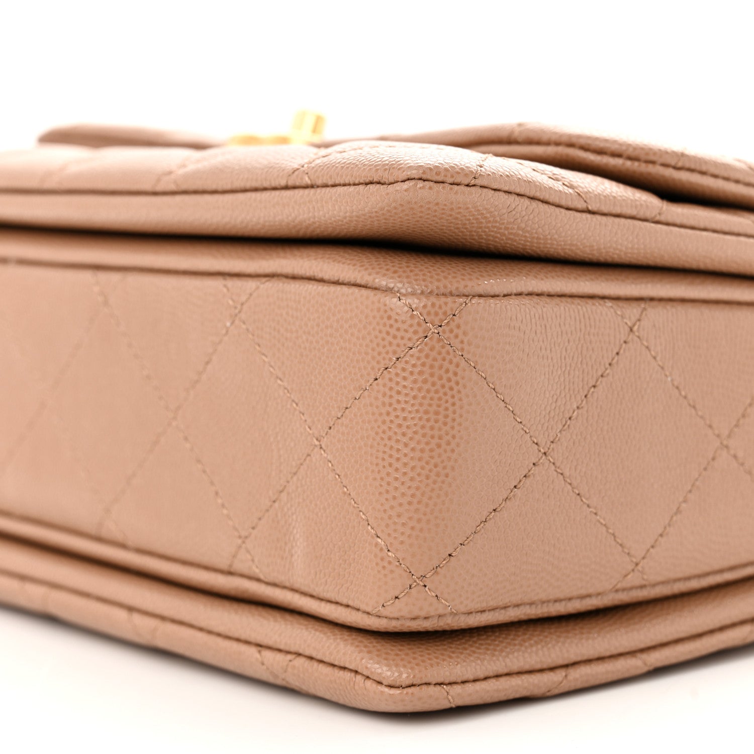 Chanel Caviar Quilted Coco First Flap Beige 10 of 11