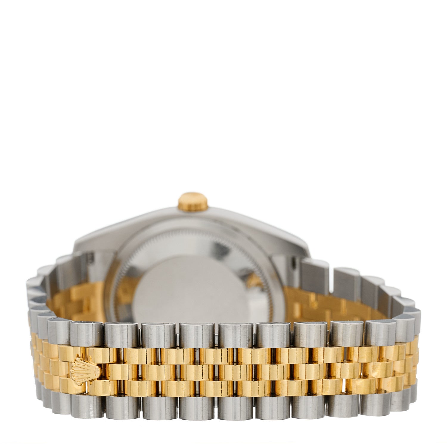 Rolex Stainless Steel 18K Yellow Gold 36mm Oyster Perpetual Datejust Watch Champagne Roman 116233 3 of 5