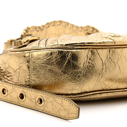 Balenciaga Metallic Agneau Arena Le Cagole Shoulder Bag XS Gold 10 of 11