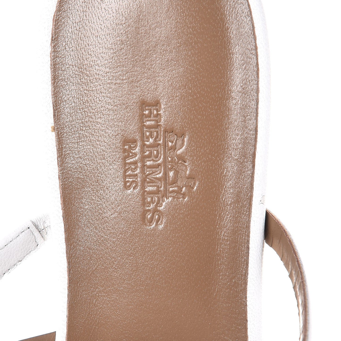 Nappa Calfskin Olympe Sandals 38 White