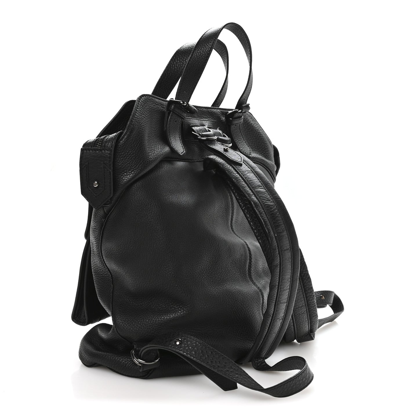 Calfskin Spikes Syd Backpack Black