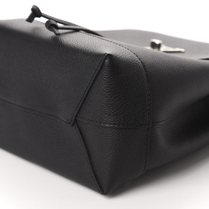 Louis Vuitton Calfskin Lockme Backpack Black 6 of 9