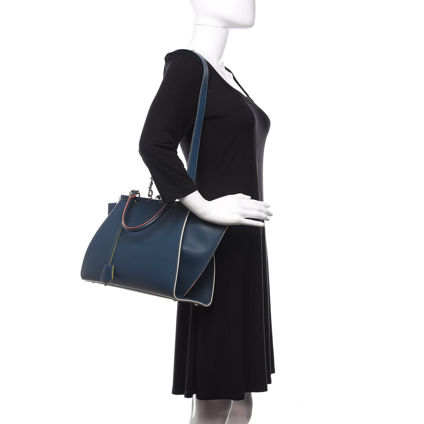Vitello Dolce Century Petite 3Jours Tote Pavone