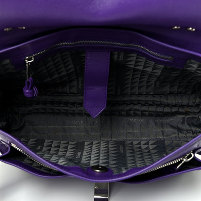 Proenza Schouler Lambskin Medium PS1 Satchel Amethyst 4 of 4