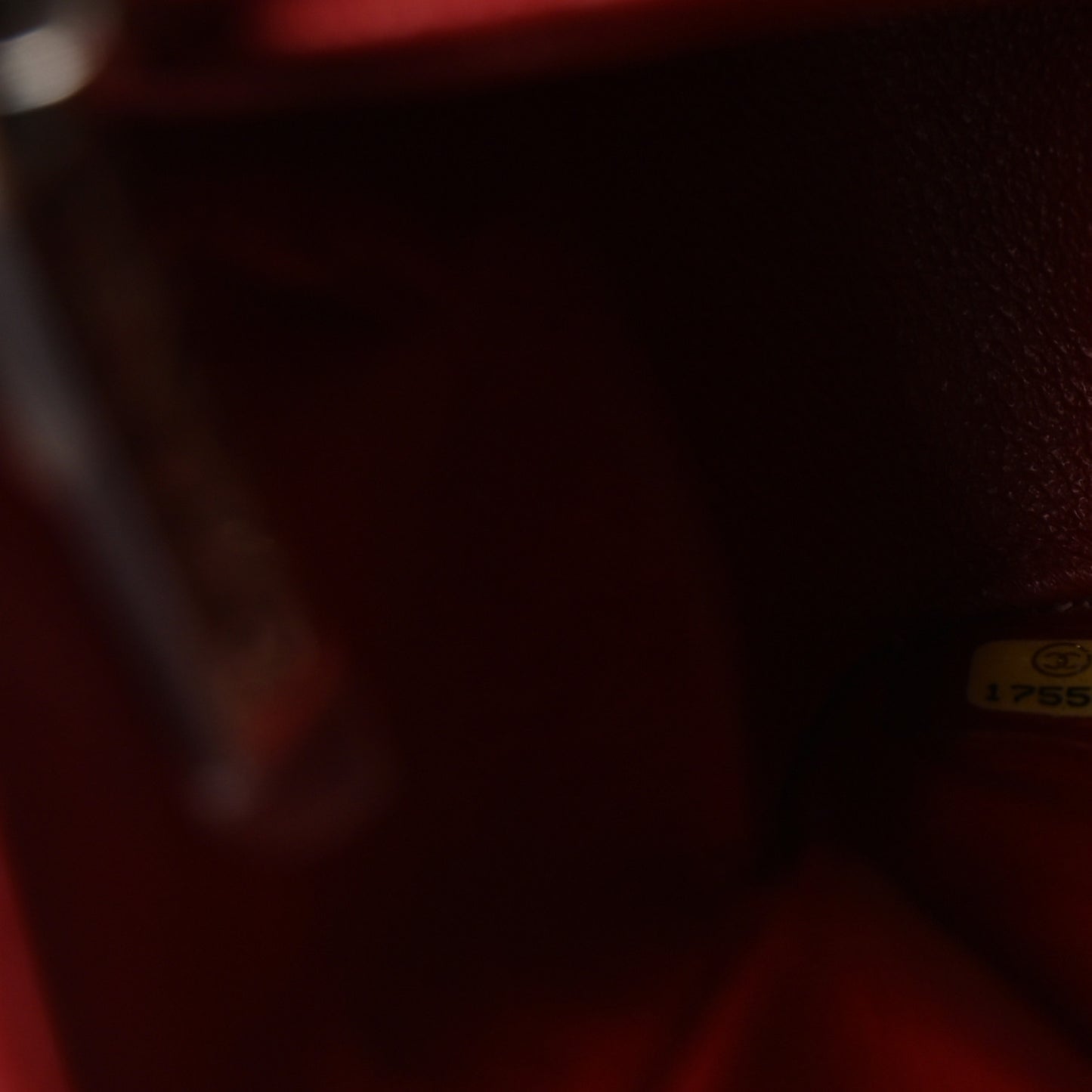 Lambskin Quilted Mini Square Flap Red