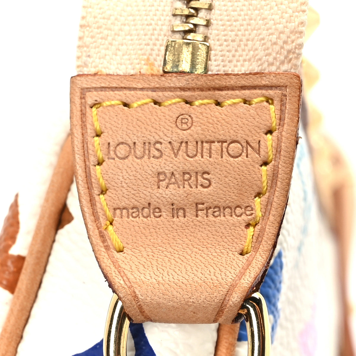 Monogram Multicolor Pochette Accessories White