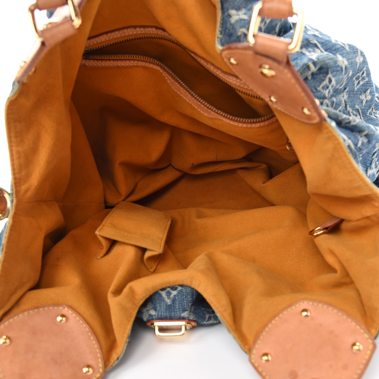 Louis Vuitton Denim Mahina XL Blue 5 of 11