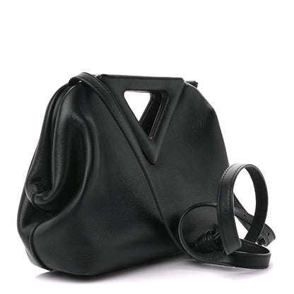 Bottega Veneta Calfskin Small The Point Triangle Bag Black 3 of 9