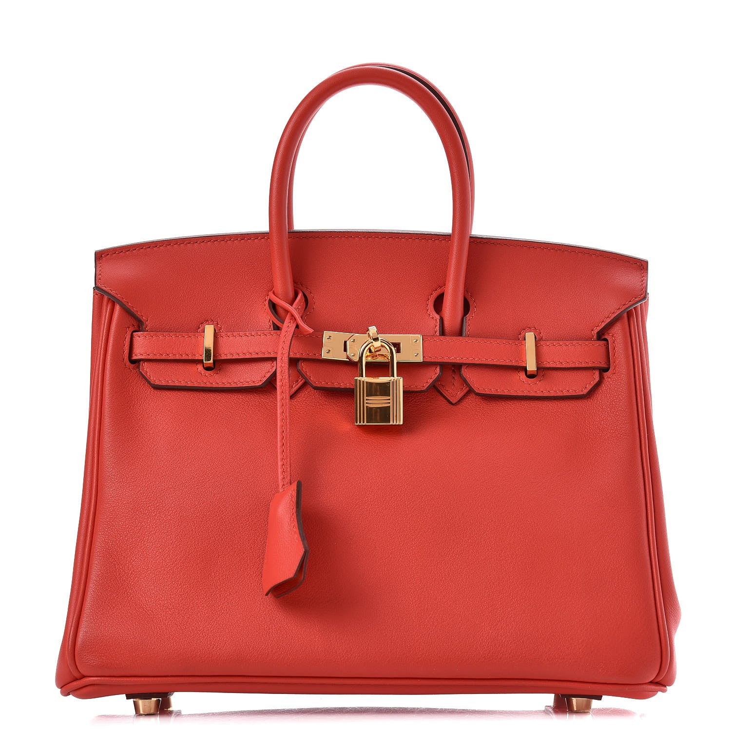 Hermes Swift Birkin 25 Rouge Tomate 1 of 30