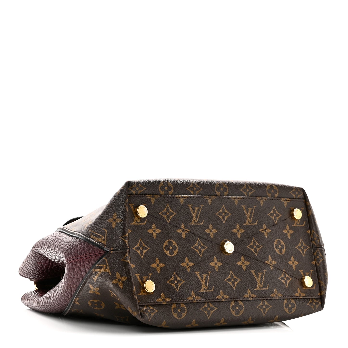 Ostrich Lizard Majestueux Tote MM Bordeaux