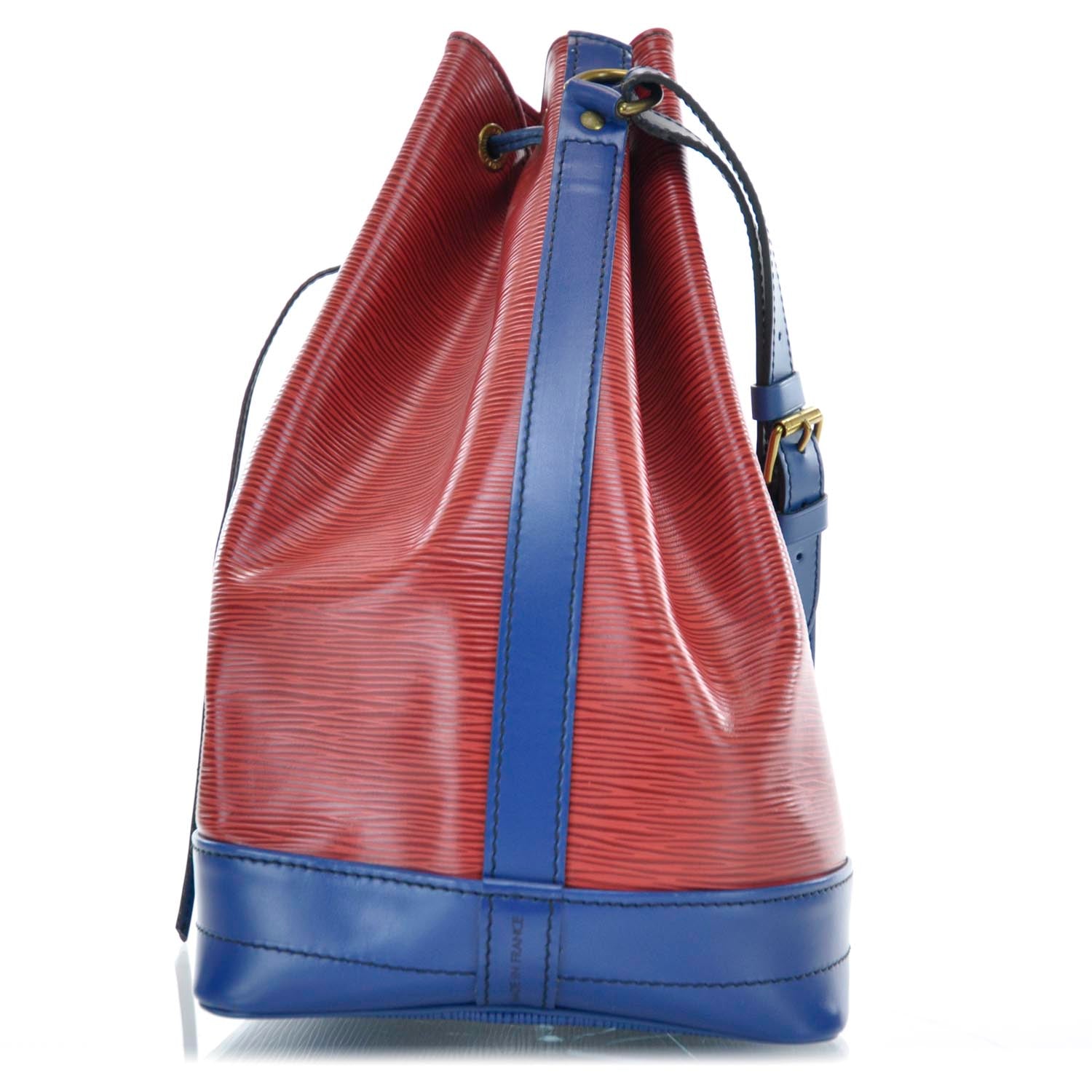 Louis Vuitton Epi Large Noe Red Blue 4 of 12