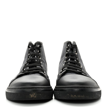 Gucci Monogram Mens High Top Sneakers 9 Black 2 of 12