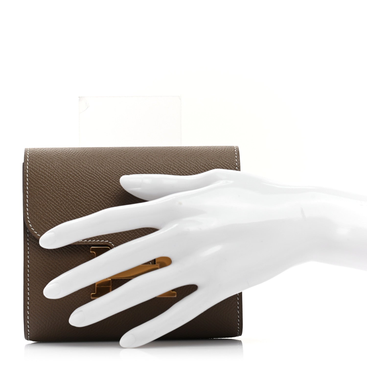 Hermes Epsom Constance Short Wallet Etoupe 2 of 8