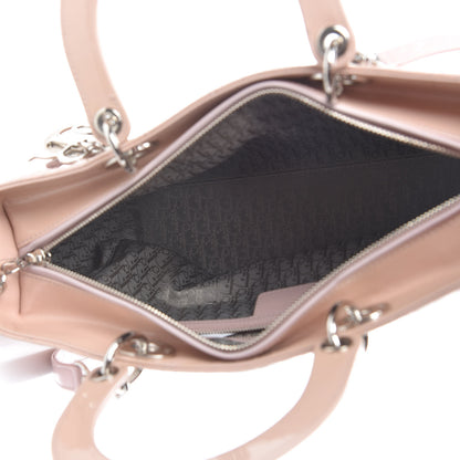 Christian Dior Patent Cannage Large Lady Dior Light Pink 5 of 15