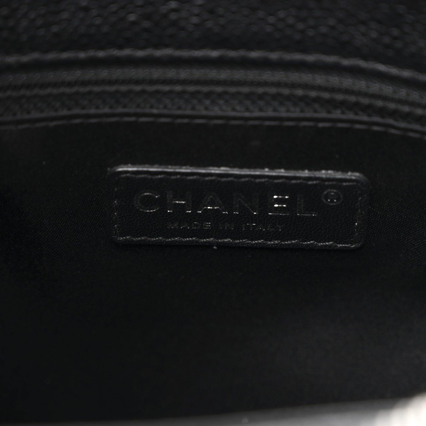 Caviar Quilted Grand Shopping Tote GST Black