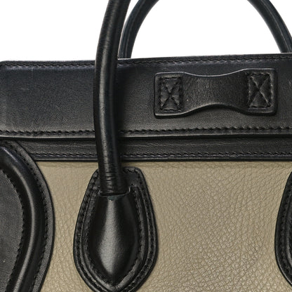Celine Elephant Calfskin Nano Tri-Color Luggage Beige 12 of 17