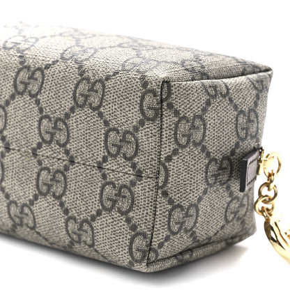 Gucci Soft GG Supreme Monogram Calfskin Small Ophidia Cosmetic Case Beige Ebony New Acero 11 of 11