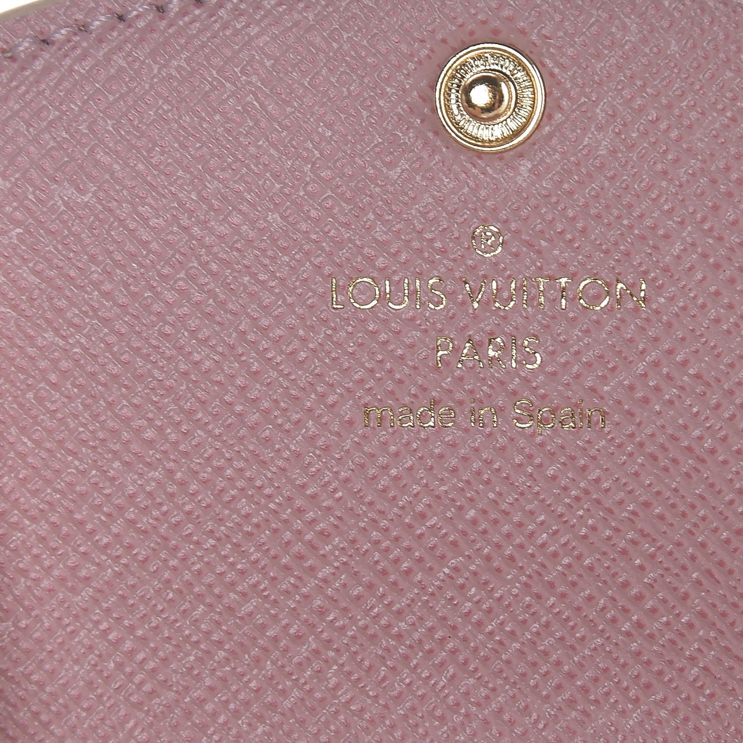 Louis Vuitton Damier Azur Rosalie Coin Purse Rose Ballerine 6 of 8