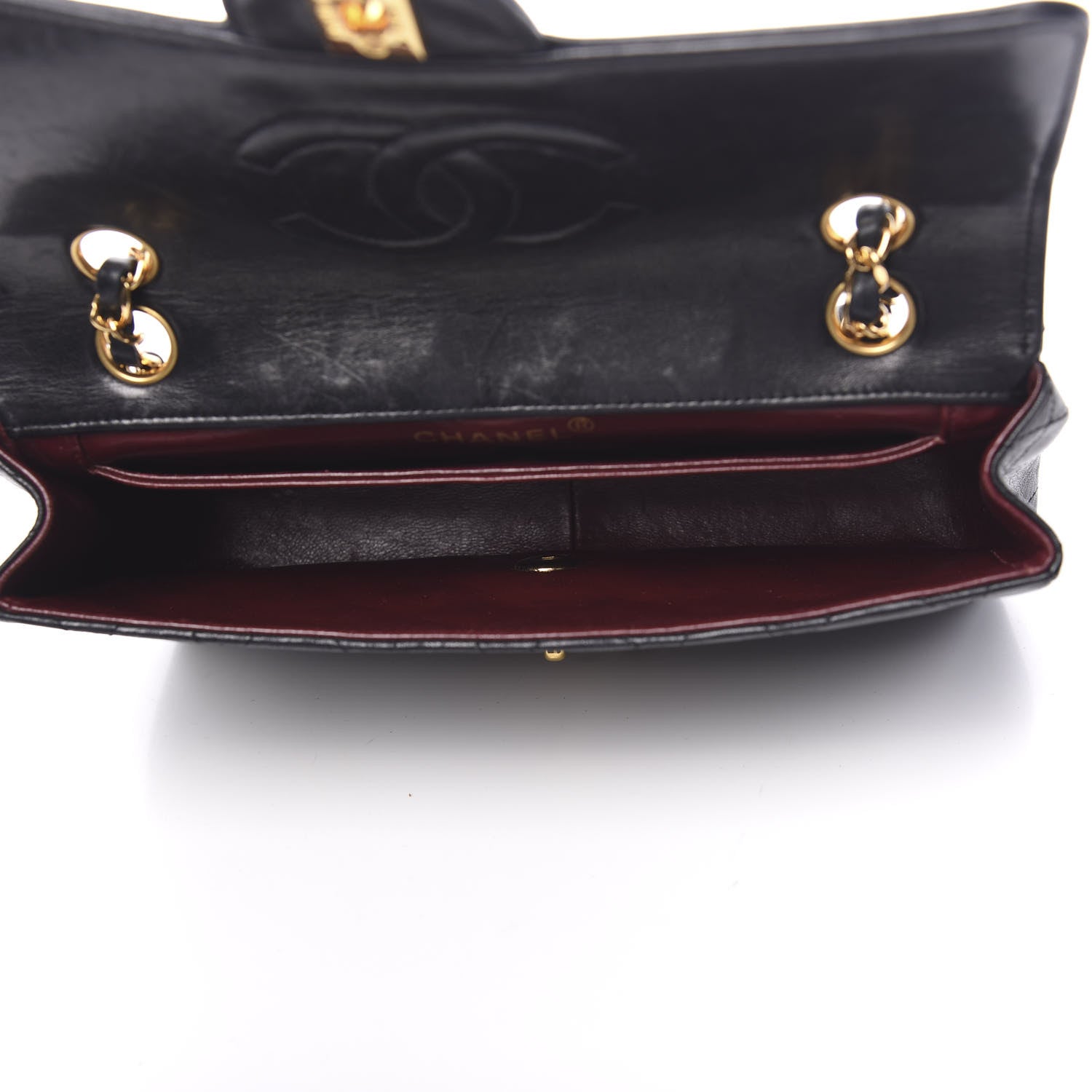 Chanel Lambskin Quilted Medium Single Flap Black 5 of 15