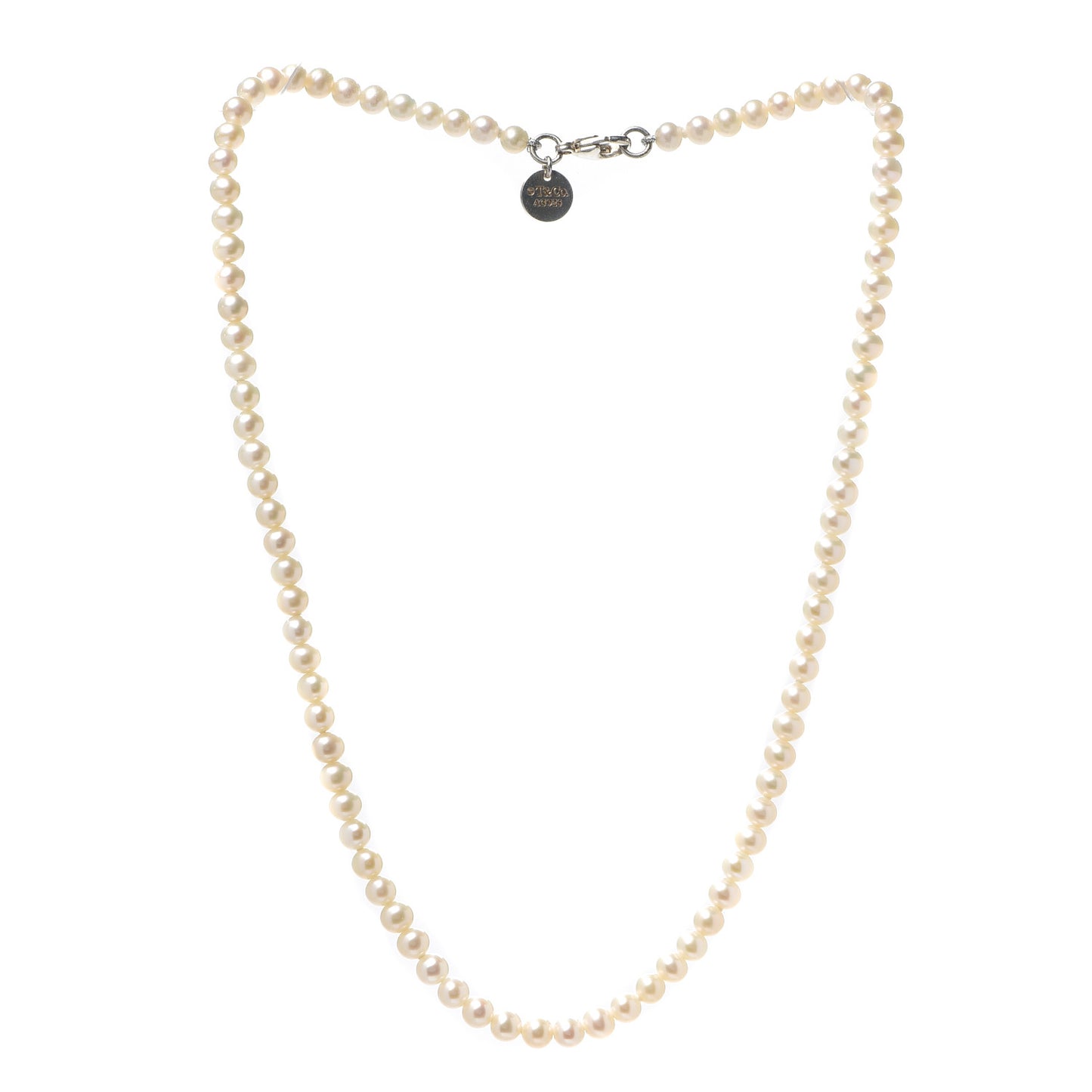 Sterling Silver Pearl 5-6mm Ziegfeld Necklace