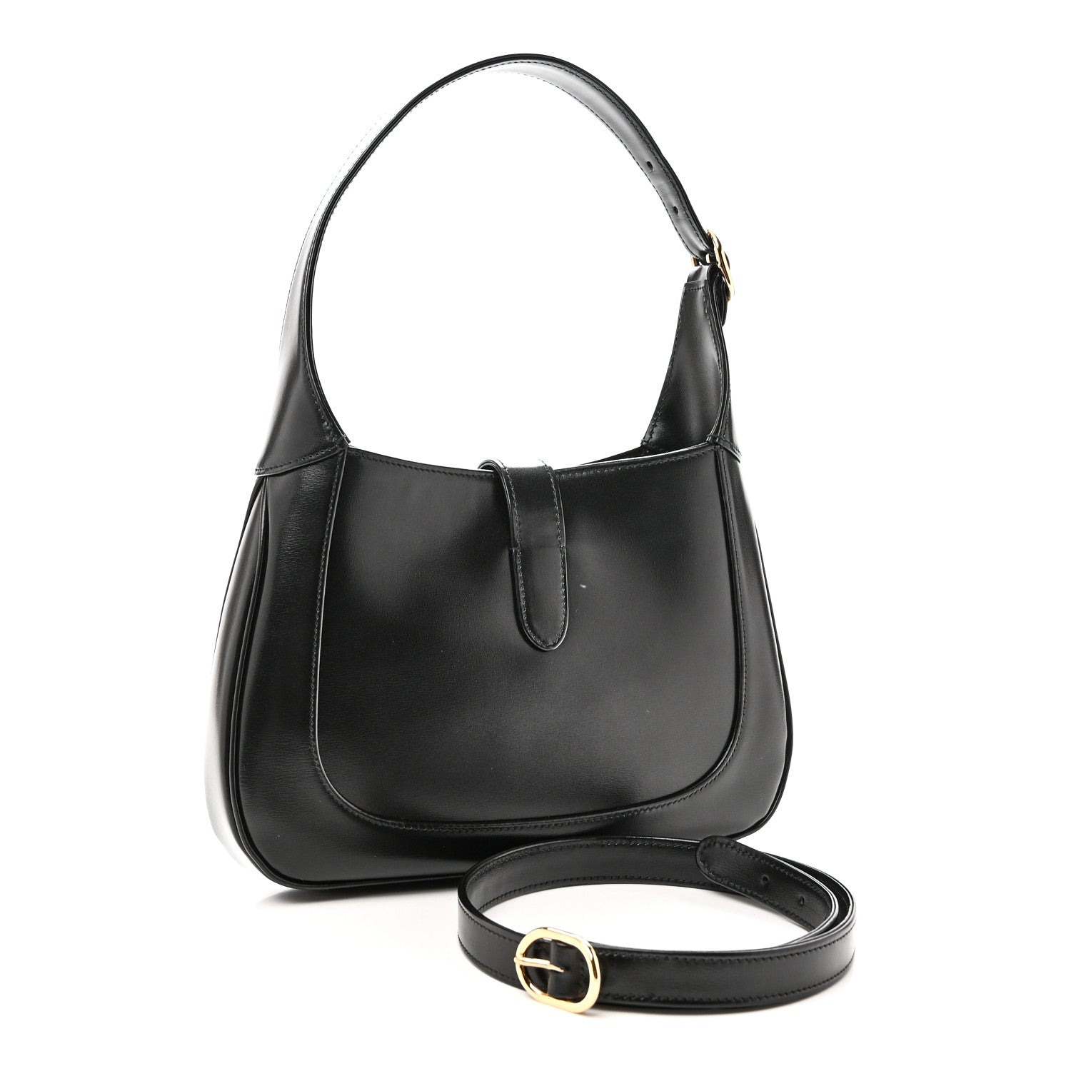Gucci Boarded Dyana Lux Calfskin Small Jackie 1961 Hobo Black 3 of 10