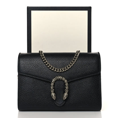 Gucci Calfskin Mini Dionysus Chain Wallet Black 11 of 11