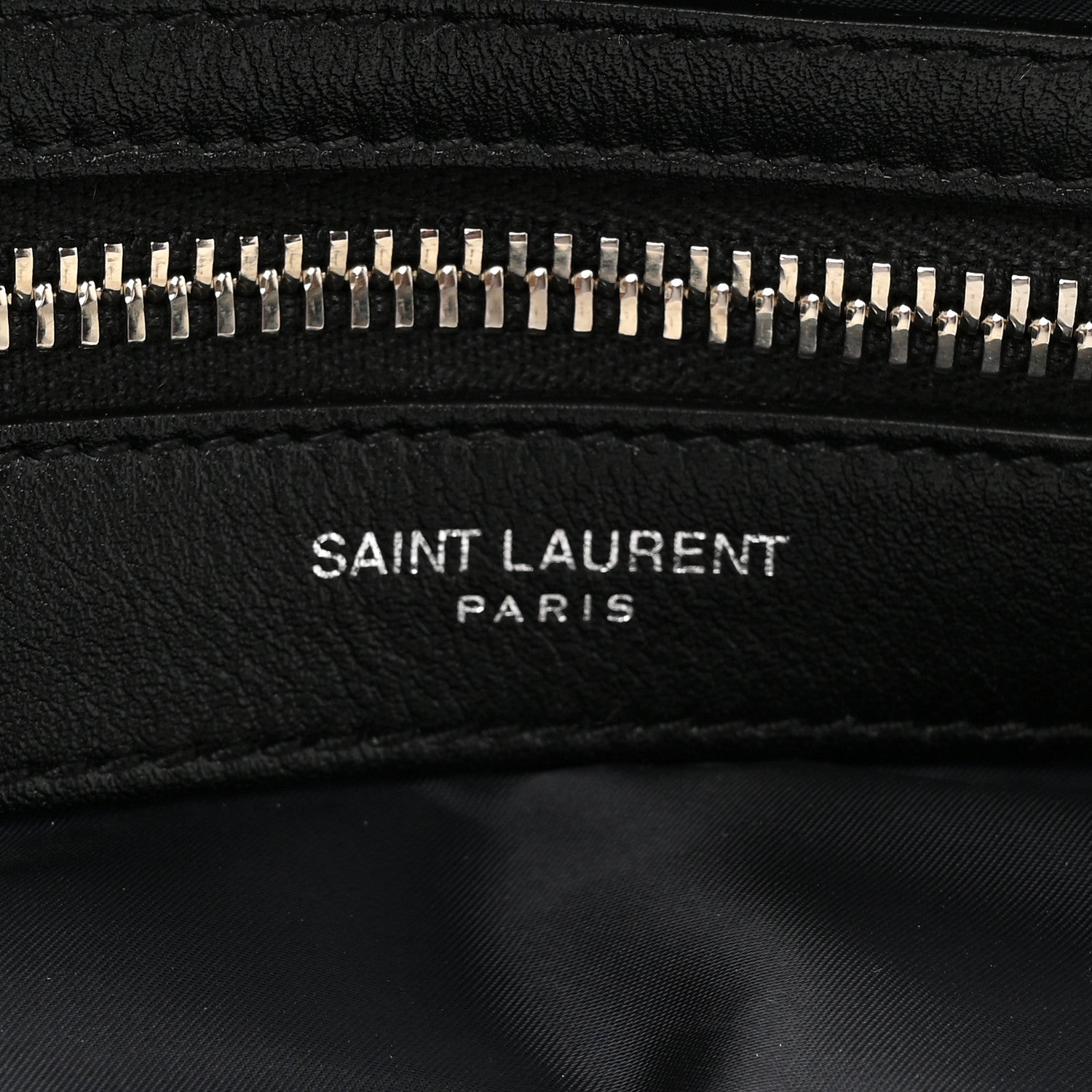 Saint Laurent Nylon City Long Sling Bag Dark Blueberry Black 7 of 11
