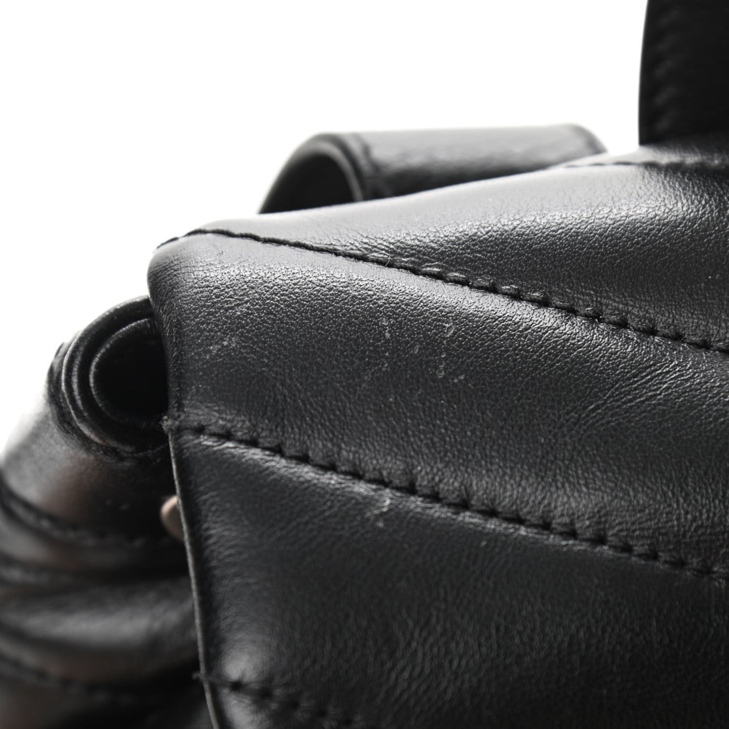 Calfskin Y Quilted Monogram Small Loulou Backpack Black