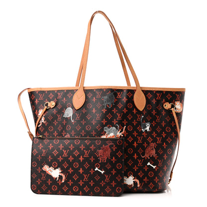 Louis Vuitton Catogram Neverfull MM Marron 1 of 11