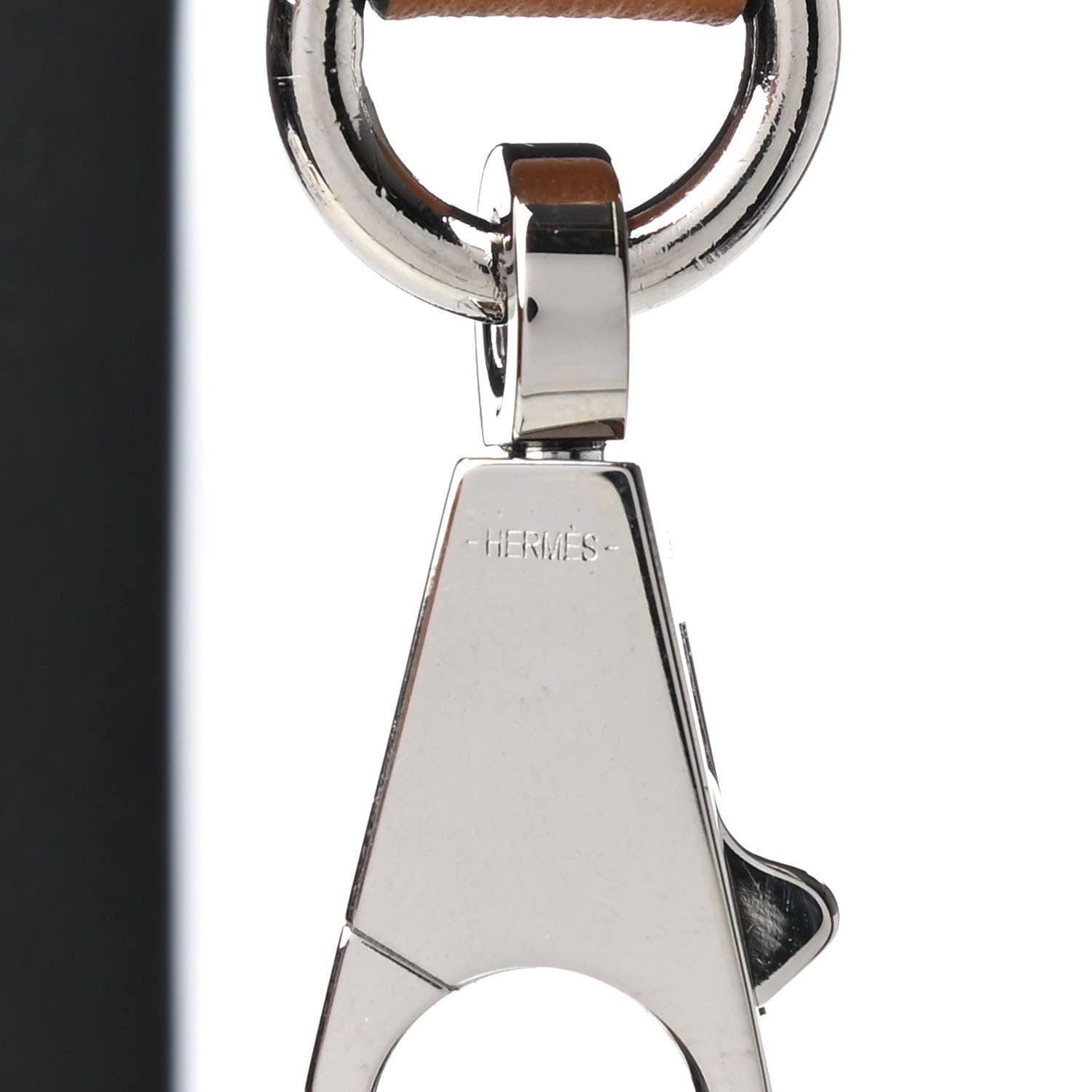 Hermes Epsom 30mm Tressage Au Galop Shoulder Strap Black Craie Gold 6 of 6