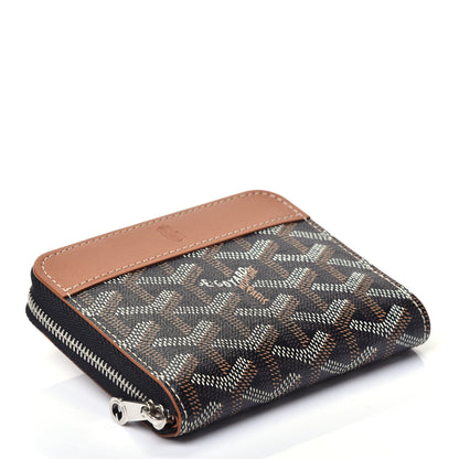 Goyard Goyardine Matignon PM Wallet Black Gold 4 of 8