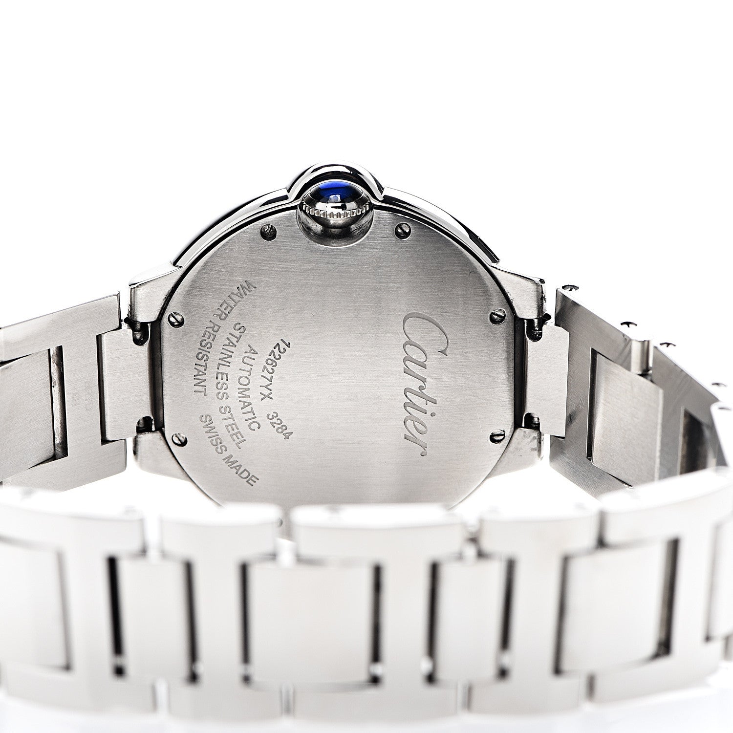 Cartier Stainless Steel Diamond Bezel 36mm Ballon Bleu De Cartier Automatic Watch 4 of 8