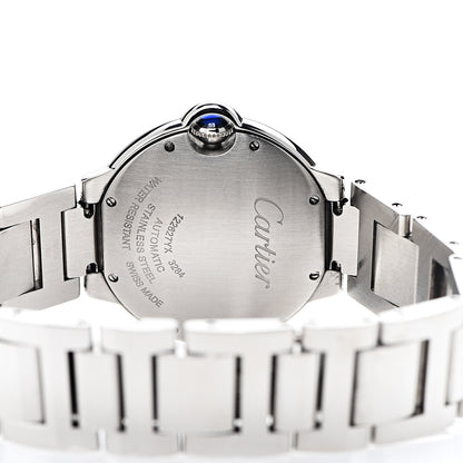 Cartier Stainless Steel Diamond Bezel 36mm Ballon Bleu De Cartier Automatic Watch 4 of 8