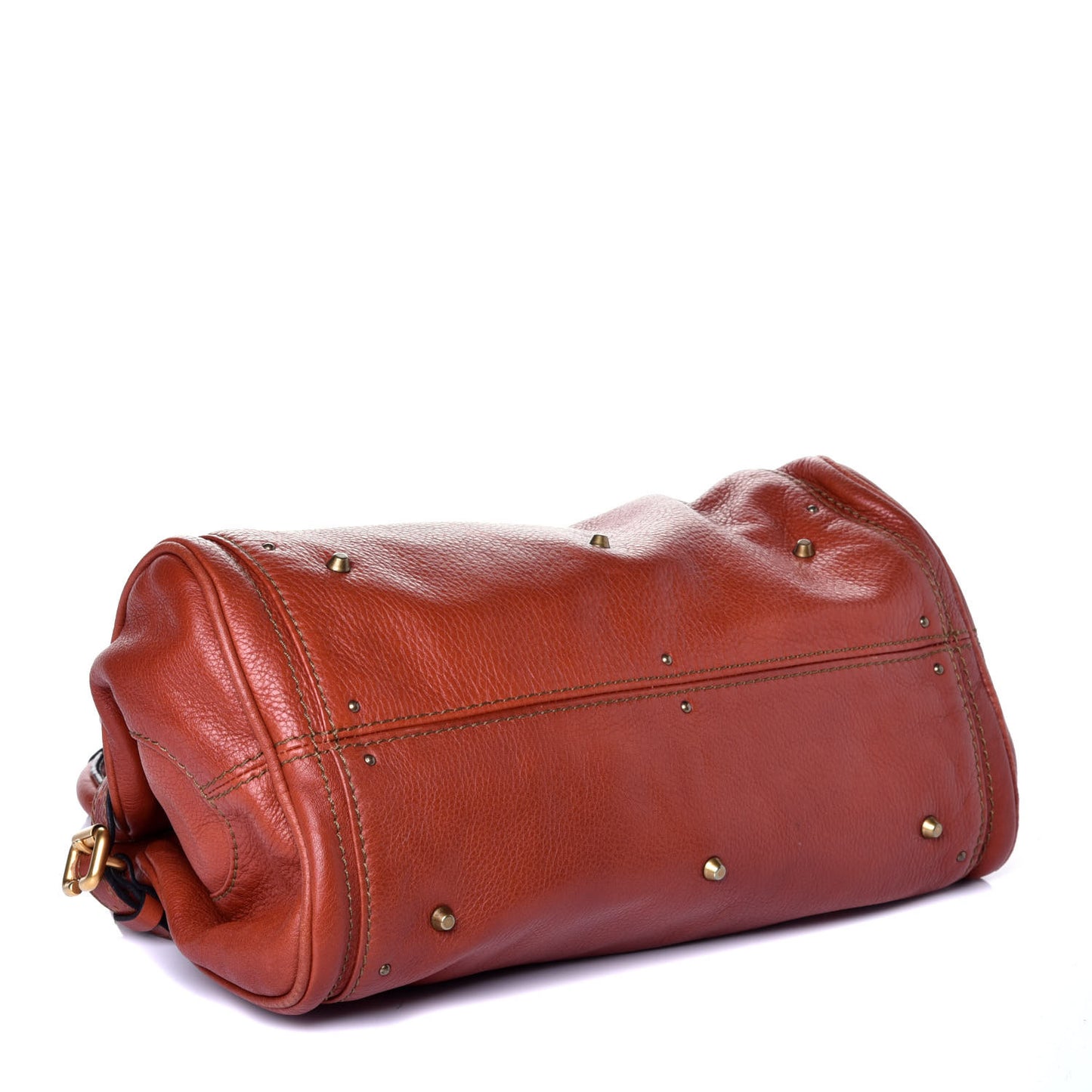Calfskin Medium Paddington Satchel Whiskey