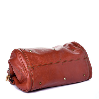 Chloe Calfskin Medium Paddington Satchel Whiskey 4 of 9