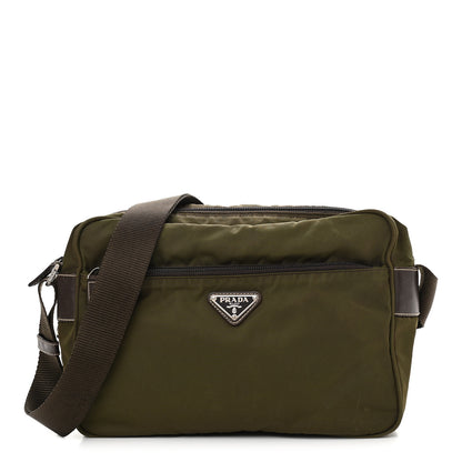 Prada Nylon Tessuto Vela Sport Messenger Bag Bruciato 1 of 14