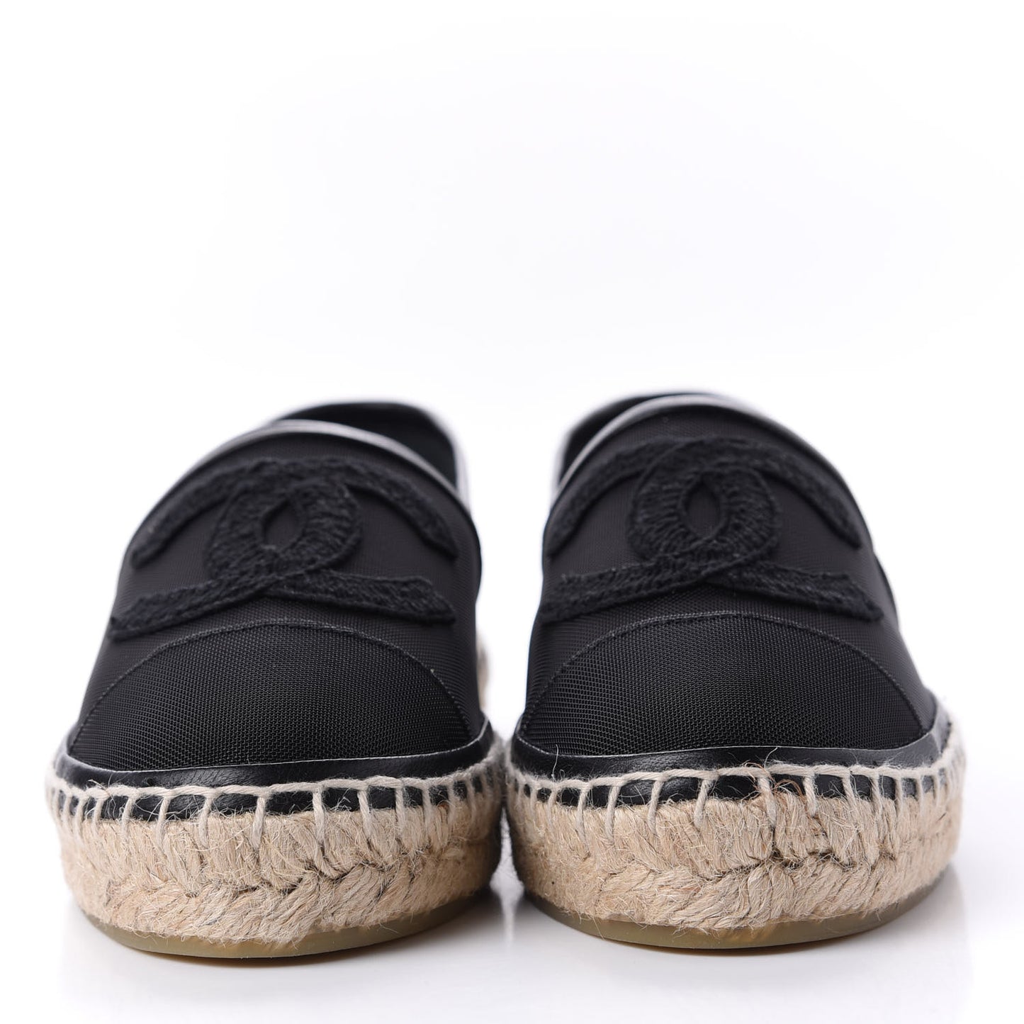 Mesh CC Espadrilles 37 Black