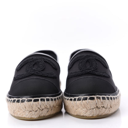 Chanel Mesh CC Espadrilles 37 Black 2 of 11