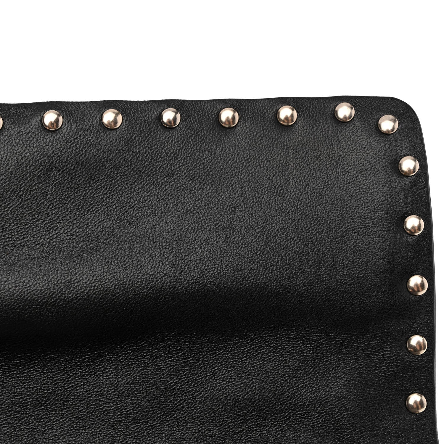 Valentino Garavani Lambskin Large Rockstud Spike Shoulder Bag Black 11 of 11