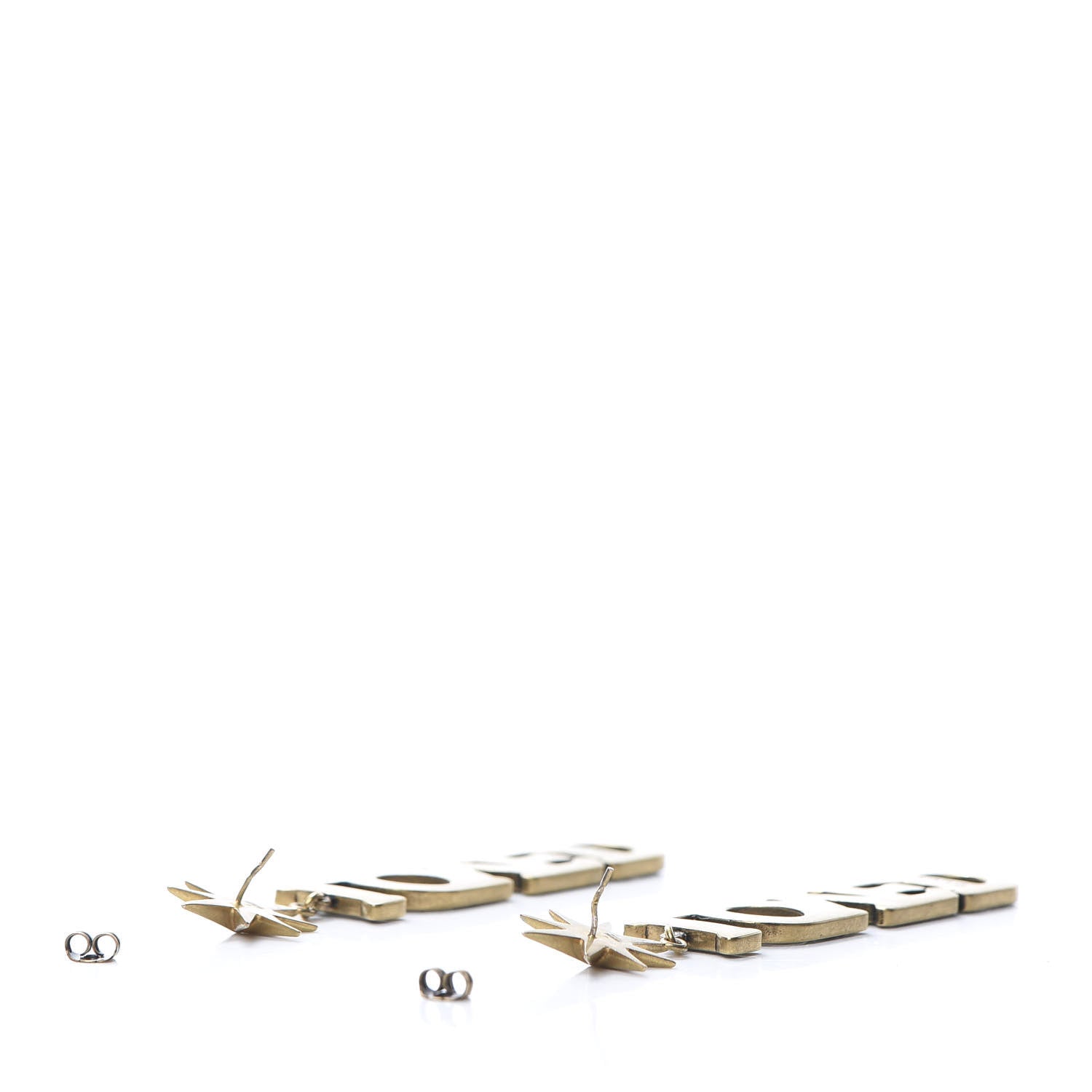 Gucci Pearl Loved Earrings Aged Gold 3 of 6