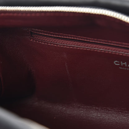 Chanel Smooth Calfskin Medium Luxe Ligne Bowler Black 13 of 14