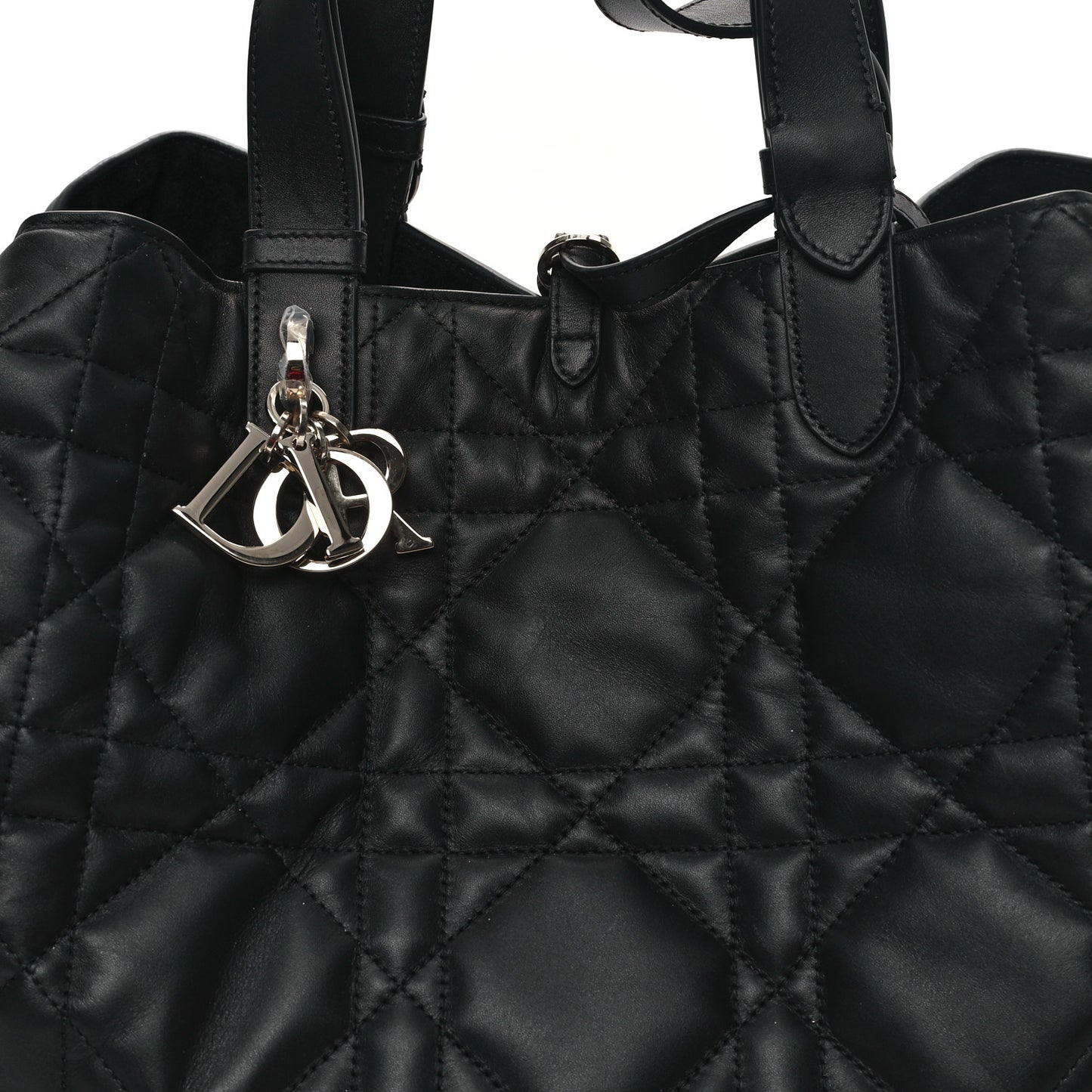 Calfskin Macrocannage Large Toujours Black