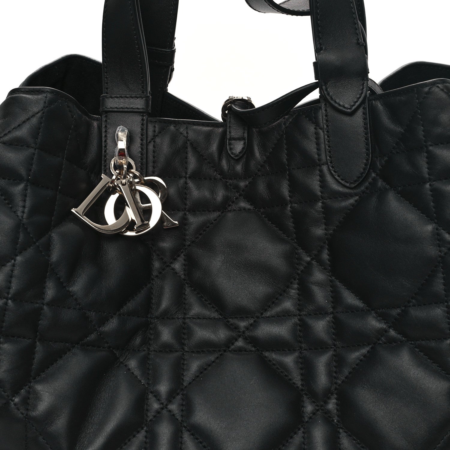 Christian Dior Calfskin Macrocannage Large Toujours Black 9 of 11