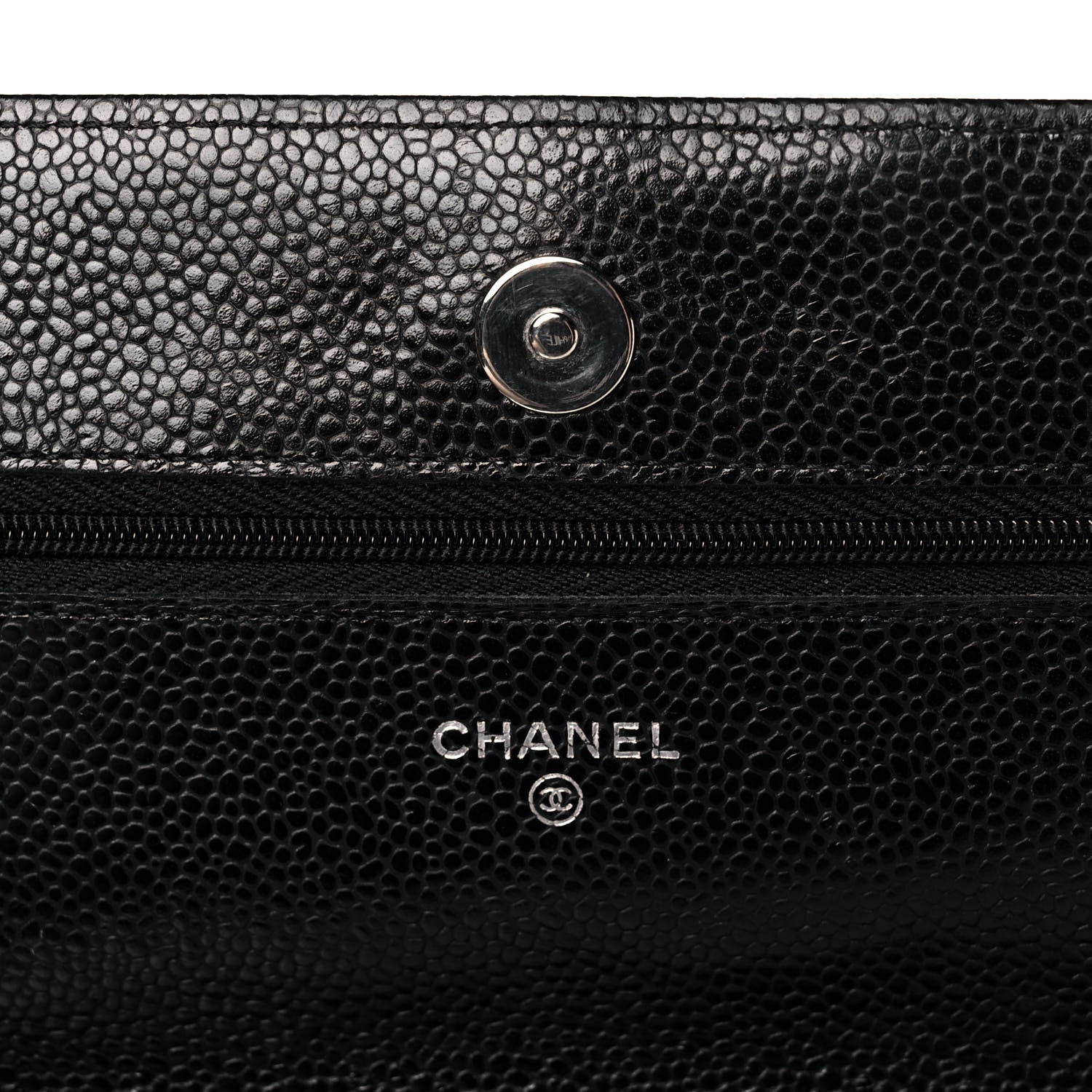 Chanel Caviar Quilted Wallet On Chain WOC Black 7 of 14