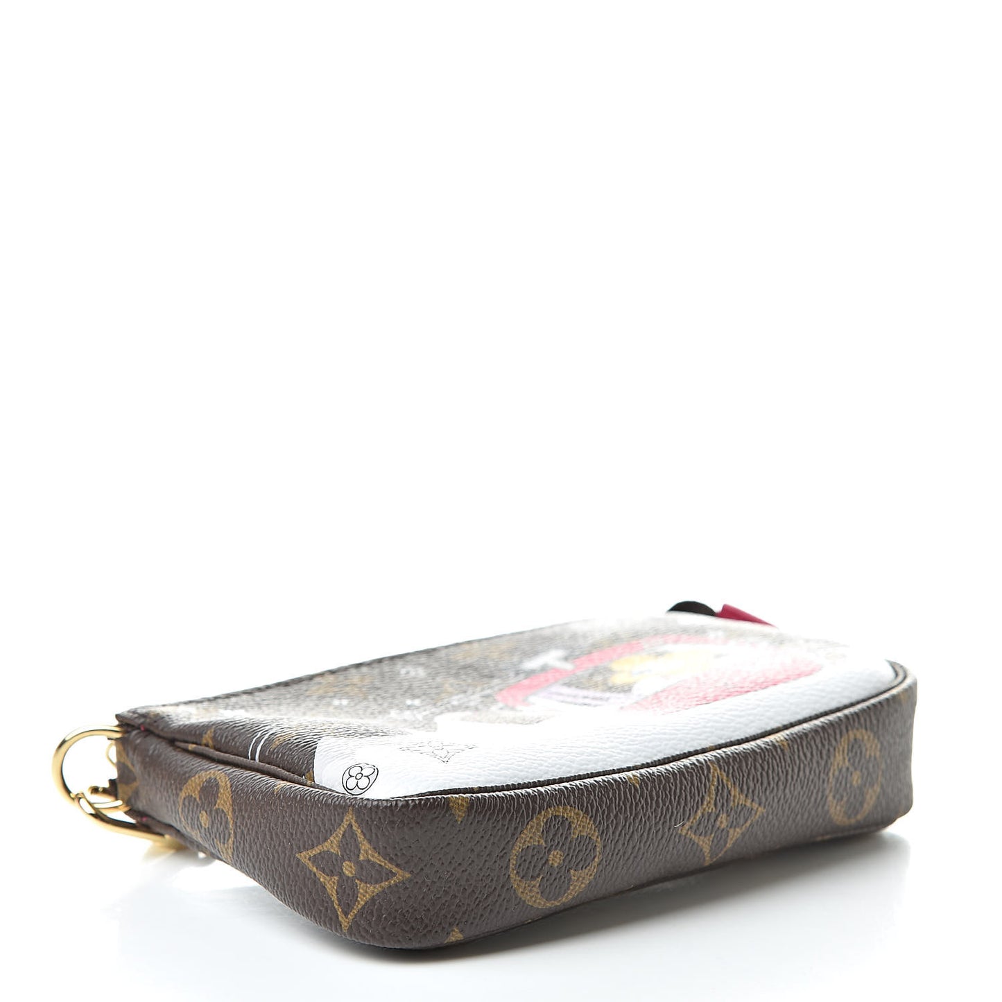 Monogram 2019 Christmas Animation Mini Courchevel Pochette Accessories Fuchsia