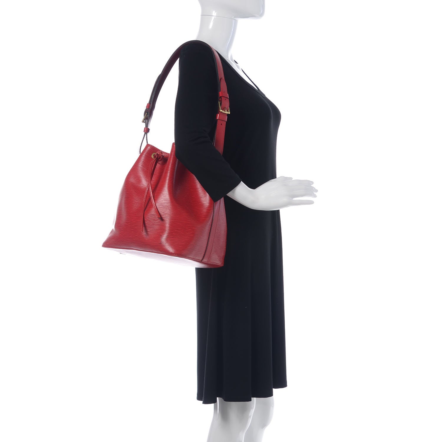 Louis Vuitton Epi Petit Noe Castillan Red 2 of 10